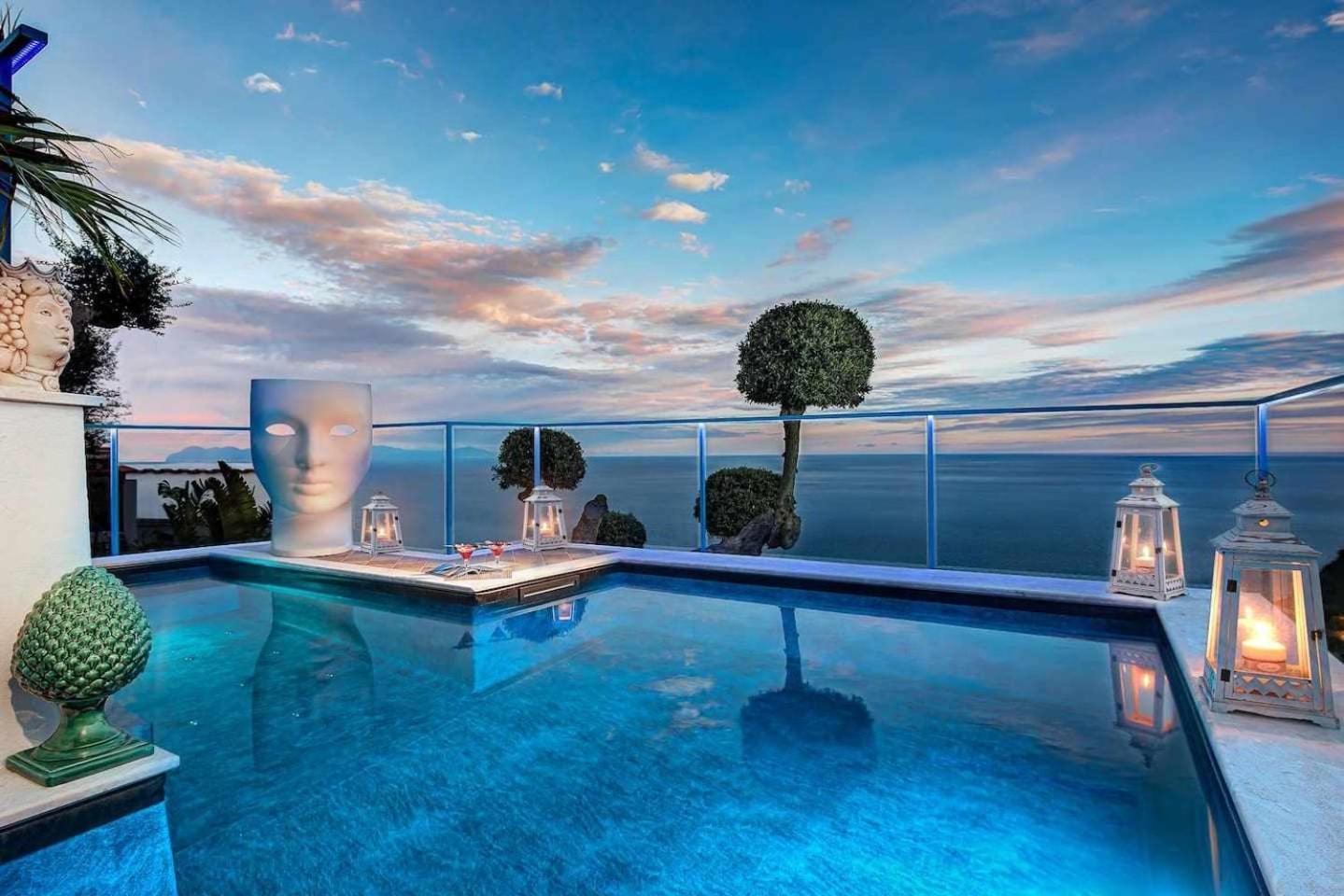Villa Islamorada Pool And Sea View Massa Lubrense Exterior foto
